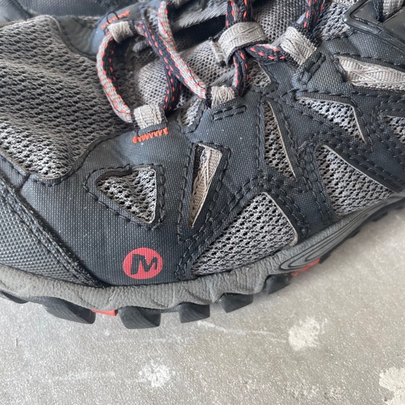 Merrell All Out Blaze Aero‎ Sport Hiking Water Shoes Mens 9.5 gray Black Red main image 12